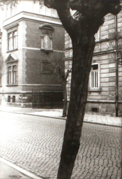 Stadtarchiv Weimar, 60 10-5/32, Blick in die Prellerstraße, wohl 1985