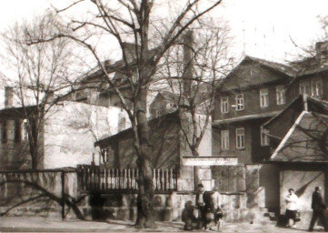 Stadtarchiv Weimar, 60 10-5/32, Blick zur Gebäuderückseite Erfurter Straße 3, ohne Datum