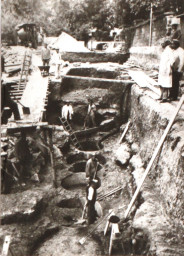 Stadtarchiv Weimar, 60 10-5/32, Blick auf die Baustelle am Sophienhaus, wohl 1929