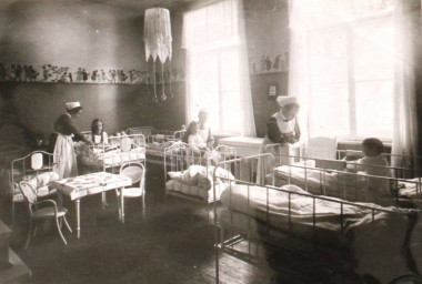 Stadtarchiv Weimar, 60 10-5/32, Innenansicht des Sophienkrankenhauses, ohne Datum