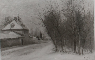 Stadtarchiv Weimar, 60 10/5-32, Winterlandschaft "Am Poseckschen Garten" ???, ohne Datum