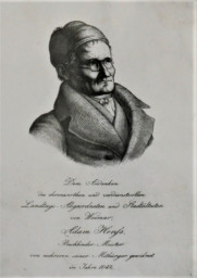 Stadtarchiv Weimar, 60 10/5-33, Portrait Adam Henß, ohne Datum