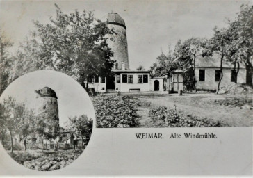 Stadtarchiv Weimar, 0 10/5-33, Blick zur alten Windmühle, ohne Datum