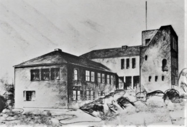 Stadtarchiv Weimar, 60 10-5/33, Zeichnerischer Entwurf des Amtes für Meteorologie auf dem Böckelsberg, ohne Datum
