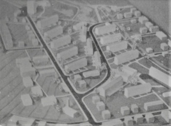 Stadtarchiv Weimar, 60 10-5/33, Modell der geplanten Bebauung im Kirschbachtal, wohl 1965