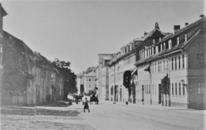 Stadtarchiv Weimar, 60 10-5/34, Blick in die Brauhausstraße, um 1880
