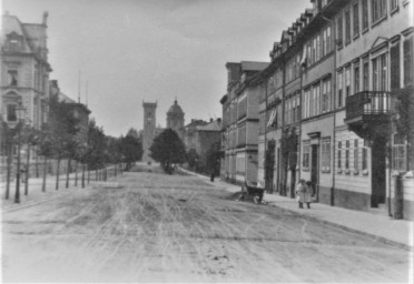 Stadtarchiv Weimar, 60 10-5/34, Blick in die Kaiserin-Augusta-Straße, vor 1900