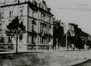 Stadtarchiv Weimar, 60 10/5-34, Blick in die Kaiserin-Augusta-Straße, um 1910