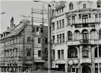Stadtarchiv Weimar, 60 10-5/34, Blick vom Wielandplatz in die Steubenstraße, ohne Datum