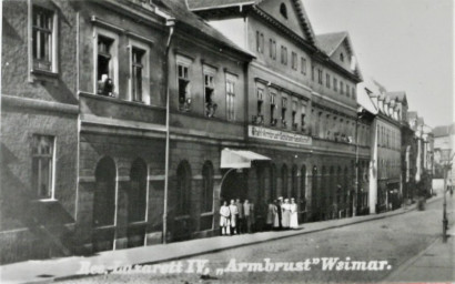 Stadtarchiv Weimar, 60 10-5/34, Blick in die Schützengasse, um 1914