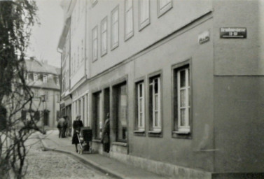 Stadtarchiv Weimar, 60 10-5/34, Blick auf den Frauenplan, ohne Datum