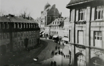 Stadtarchiv Weimar, 60 10-5/35, Blick auf den Frauenplan, vor 1945