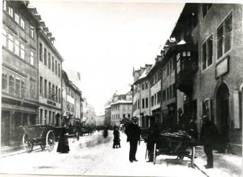 Stadtarchiv Weimar, 60 10-5/4, Blick in die Marktstraße, wohl 1898