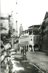 Stadtarchiv Weimar, 60 10-5/4, Blick in die Marktstraße , nach 1945