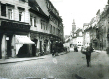 Stadtarchiv Weimar, 60 10-5/4, Blick in die Marktstraße, vor 1945