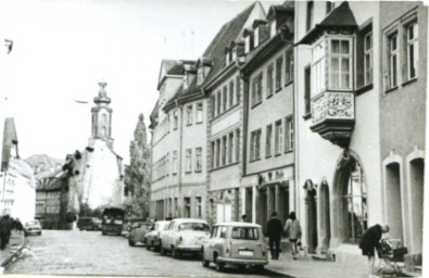 Stadtarchiv Weimar, 60 10-5/4, Blick in die Marktstraße , 1970