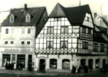 Stadtarchiv Weimar, 60 10-5/4, Marktstraße 4 und 2, um 1950