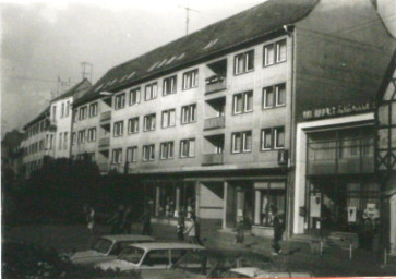 Stadtarchiv Weimar, 60 10-5/4, Blick in die Marktstraße, 1986