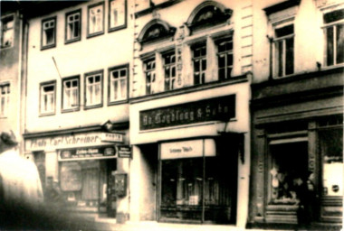 Stadtarchiv Weimar, 60 10-5/4, Marktstraße 13-17, um 1920