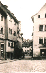 Stadtarchiv Weimar, 60 10-5/4, Blick in die Obere Schlossgasse , um 1910