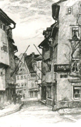 Stadtarchiv Weimar, 60 10-5/4, Blick in die Obere Schlossgasse, ohne Datum