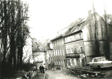 Stadtarchiv Weimar, 60 10-5/4, Blick in die Obere Schlossgasse, um 1970