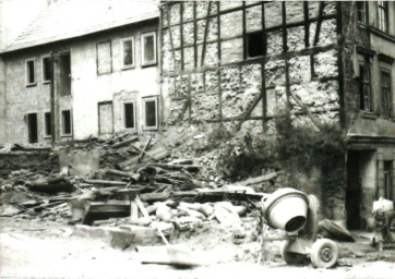 Stadtarchiv Weimar, 60 10-5/4, Blick in die Obere Schlossgasse , 1979