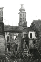 Stadtarchiv Weimar, 60 10-5/4, Blick vom Bornberg zum Schlossturm, um 1979