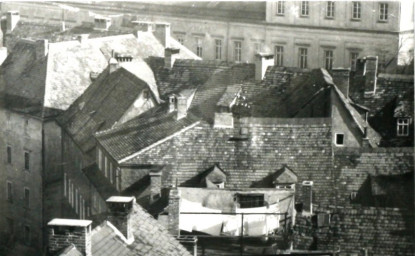 Stadtarchiv Weimar, 60 10-5/4, Blick über die Dächer der Schlossgasse , ohne Datum