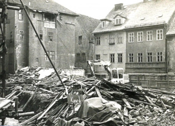 Stadtarchiv Weimar, 60 10-5/4, Blick auf die Schlossgasse , 1982