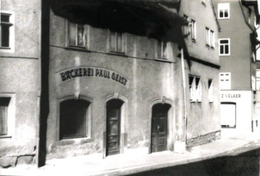 Stadtarchiv Weimar, 60 10-5/4, Blick in die Schlossgasse , um 1980