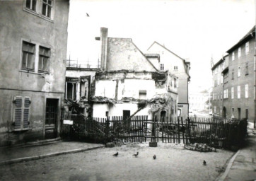 Stadtarchiv Weimar, 60 10-5/4, Blick in die Schloßgasse, 1983