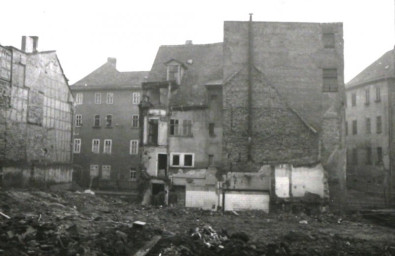 Stadtarchiv Weimar, 60 10-5/4, Blick zur Schloßgasse, 1988