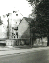 Stadtarchiv Weimar, 60 10-5/4, Blick in die Schloßgasse , um 1983