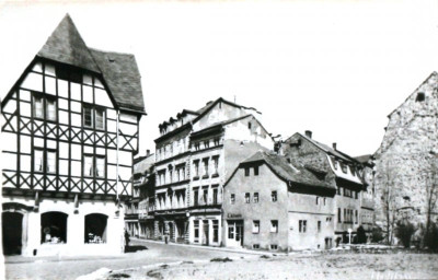 Stadtarchiv Weimar, 60 10-5/5, Blick vom Markt in die Dimitroffstraße, um 1960