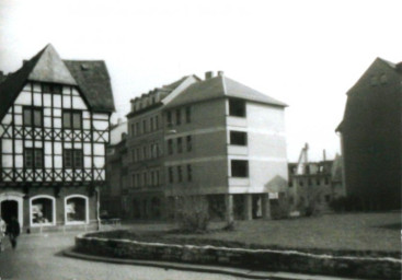 Stadtarchiv Weimar, 60 10-5/5, Blick vom Markt/Marktstraße zur Dimitroffstraße, 1984