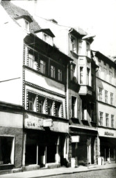 Stadtarchiv Weimar, 60 10-5/5, Blick in die Dimitroffstraße, 1985