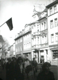 Stadtarchiv Weimar, 60 10-5/5, Blick in die Dimitroffstraße, um 1980