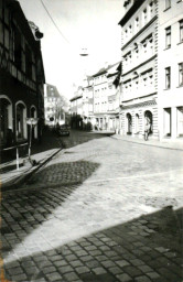 Stadtarchiv Weimar, 60 10-5/5, Blick in die Dimitroffstraße (Kaufstraße), 1989