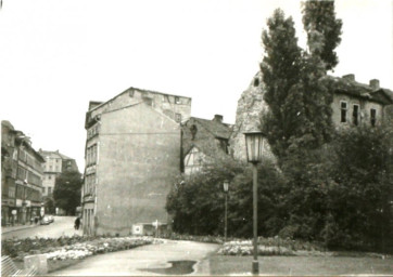 Stadtarchiv Weimar, 60 10-5/5, Blick vom Markt in die Dimitroffstraße , um 1980