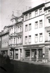 Stadtarchiv Weimar, 60 10-5/5, Blick in die Dimitroffstraße, 1985