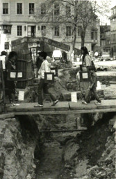 Stadtarchiv Weimar, 60 10-5/5, Blick in die Dimitroffstraße, 1986