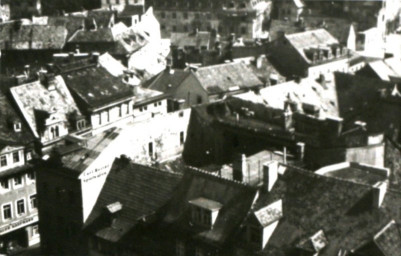 Stadtarchiv Weimar, 60 10-5/5, Blick von der Stadtkirche (Herderkirche), um 1960