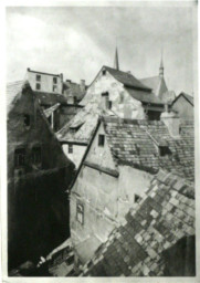 Stadtarchiv Weimar, 60 10-5/4, Blick auf den Bornberg und Hinter der Badestube, ohne Datum