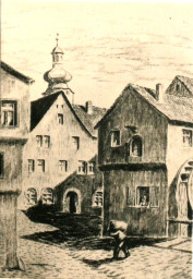 Stadtarchiv Weimar, 60 10-5/5, Blick in den Bornberg (Zeichnung), ohne Datum