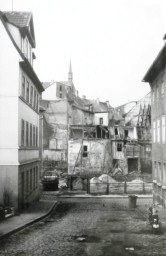 Stadtarchiv Weimar, 60 10-5/5, Blick in die Obere Schlossgasse, 1985