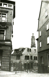 Stadtarchiv Weimar, 60 10-5/5, Blick von der Kaufstraße in den Bornberg , 1986