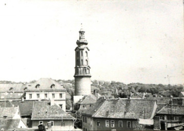 Stadtarchiv Weimar, 60 10-5/5, Blick auf Hinter der Badestube und Schloßgasse, um 1975