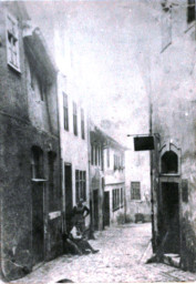 Stadtarchiv Weimar, 60 10-5/5, Blick in "Hinter der Badestube", um 1900