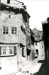 Stadtarchiv Weimar, 60 10-5/5, Blick in "Hinter der Badestube", 1985